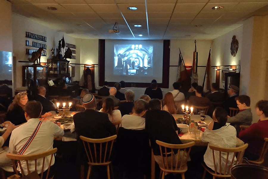 Feuerzangenbowle auf dem Saal